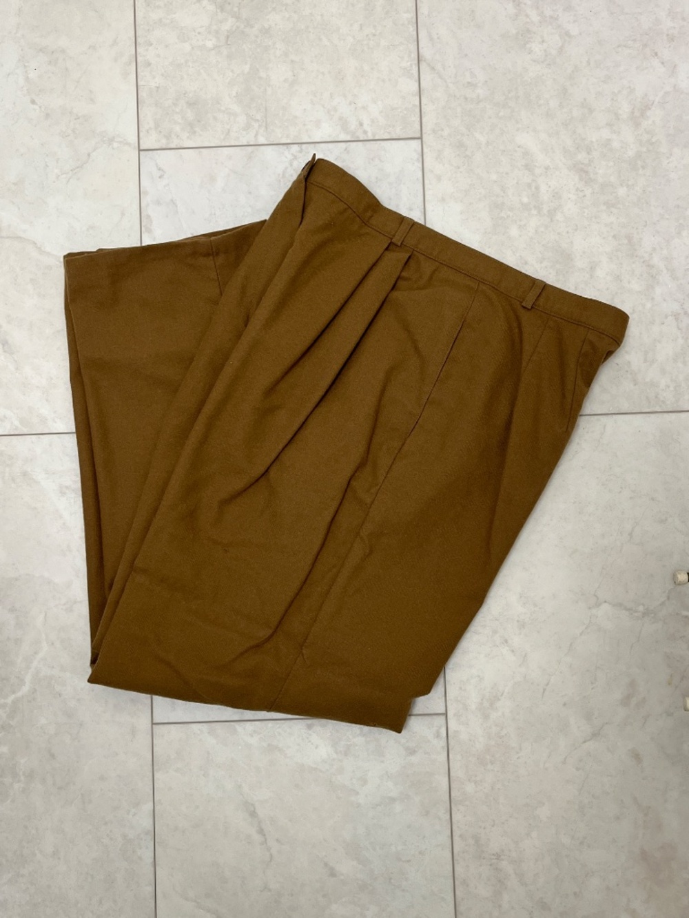 Women's Harve Benard Brown Wool Pants 14 x 29L